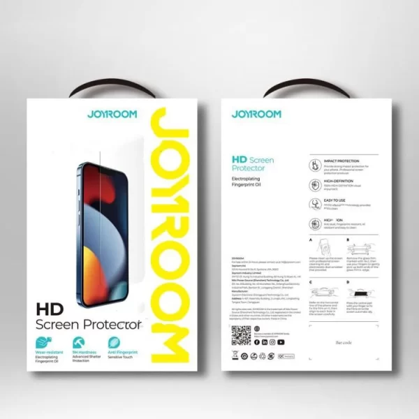Joyroom HD Tempered Glass Screen Protector For iPhone
